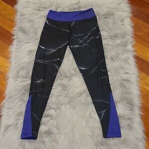 Huntsworth womens black out leggings size small